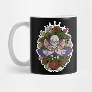 Skull and roses Mug